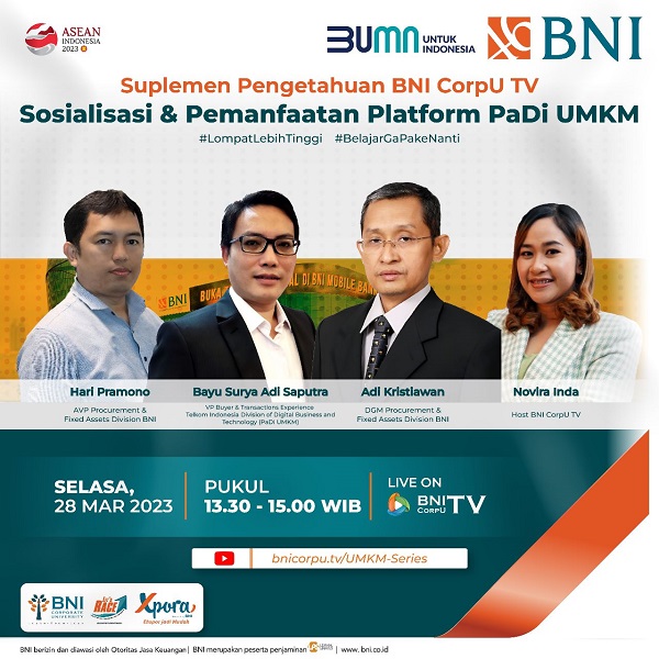 Suplemen Pengetahuan Bni Corpu Tv Sosialisasi Pemanfaatan Platform