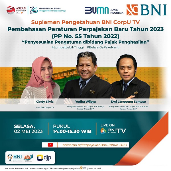 Pembahasan Peraturan Perpajakan Baru Tahun 2023 (PP No. 55 Tahun 2022 ...